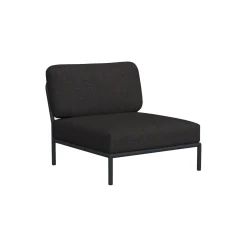 LEVEL loungestol, sooty grey/mørkegrå