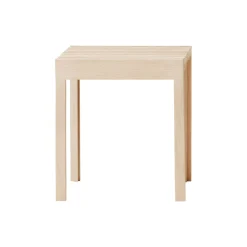 Lightweight Stool, white oiled oak