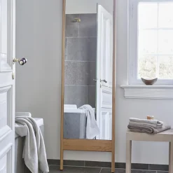 Lightweight Stool, white oiled oak