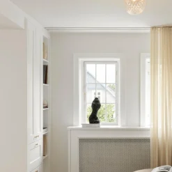 Liila 1 Large Wall Lamp, dark bronze/optic clear