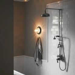 Liila 1 Large Wall Lamp, light silver/optic clear