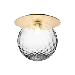 Liila 1 Large Wall Lamp, nordic gold/optic clear