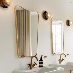 Liila 1 Medium Wall Lamp, black/optic clear