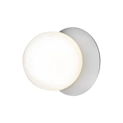 Liila 1 Medium Wall Lamp, light silver/opal