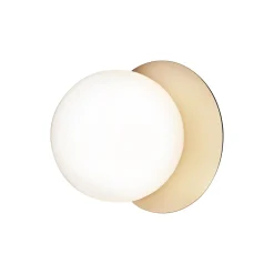 Liila 1 Medium Wall Lamp, nordic gold/opal