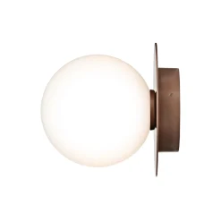 Liila 1 Outdoor Wall Lamp, dark bronze/opal