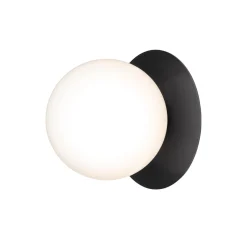 Liila 1 Outdoor Wall Lamp, black/opal
