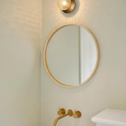 Liila 1 Small Wall Lamp, black/optic clear