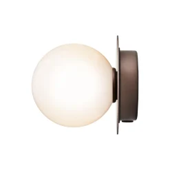 Liila 1 Small Wall Lamp, dark bronze/opal