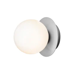 Liila 1 Small Wall Lamp, light silver/opal