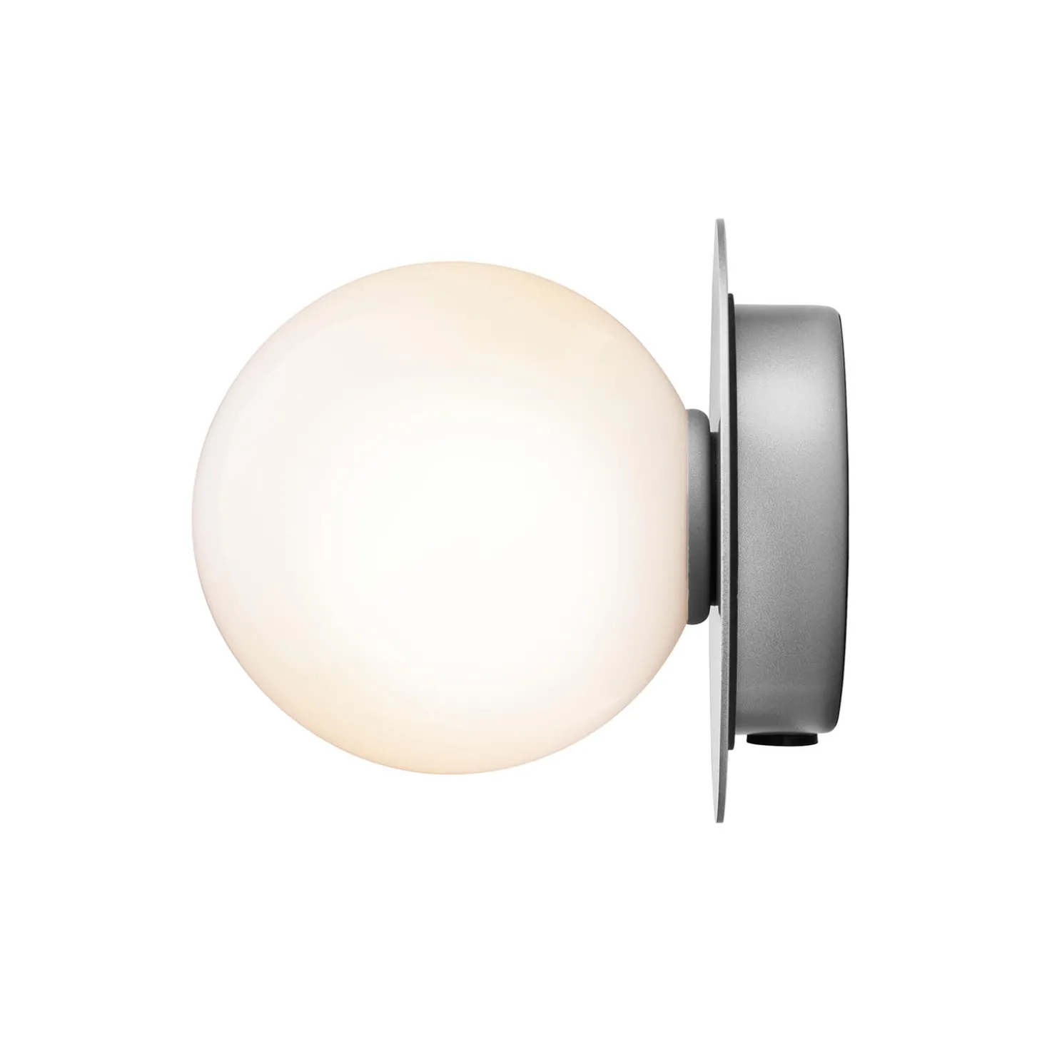 Liila 1 Small Wall Lamp, light silver/opal