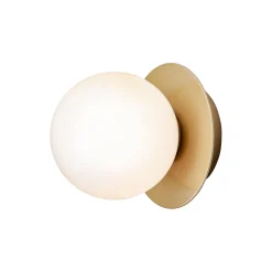 Liila 1 Small Wall Lamp, nordic gold/opal