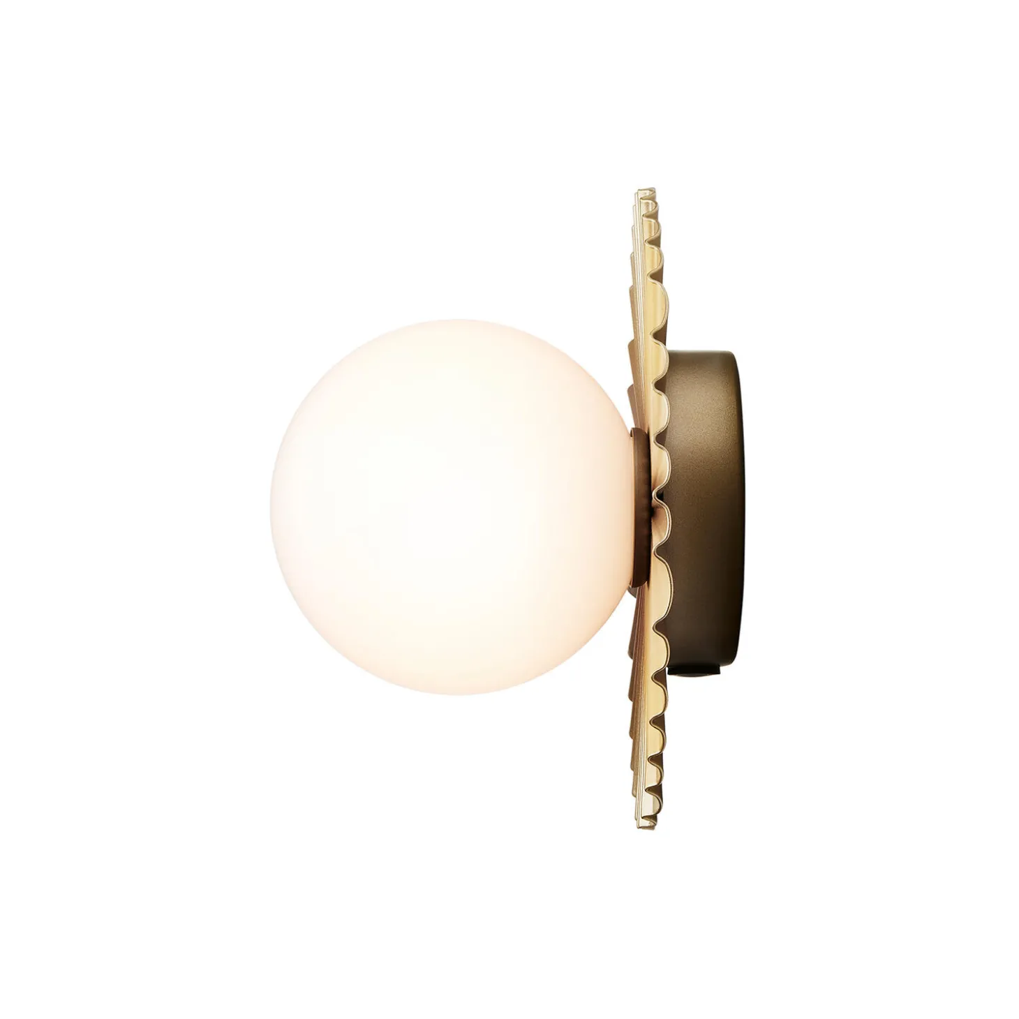 Liila Muuse Small Ceiling Lamp, nordic gold/opal