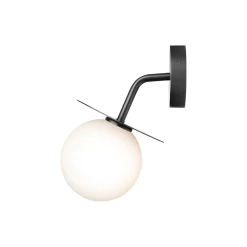 Liila Outdoor Wall Lamp, black/opal
