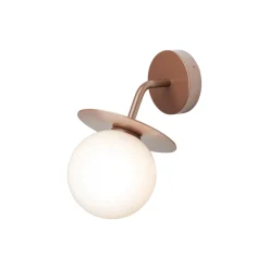 Liila Outdoor Wall Lamp, dark bronze/opal