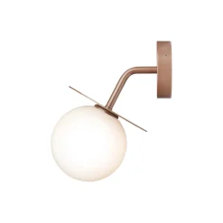 Liila Outdoor Wall Lamp, dark bronze/opal