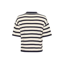 LikamSZ Striped Pullover, winter white nightsky stripe