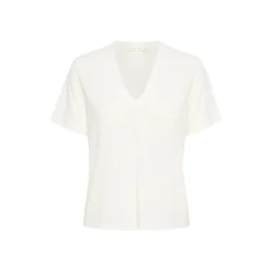 LilianaIW Base V-Neck, whisper white