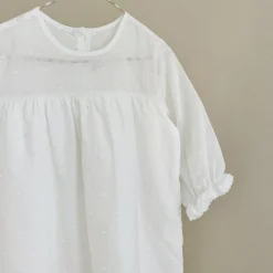 Lilibeth Dress, white dot