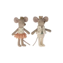 Lillebror og lillesøster royale tvillinger mus i tændstikæske