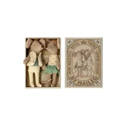 Lillesøster & lillebror royale tvillingemus i æske