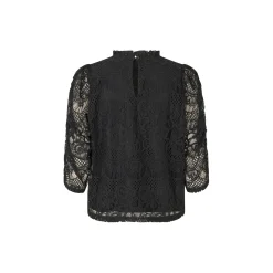 LilouLL Blouse 3/4, black