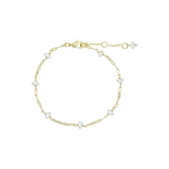 Lina Armbånd, hvide perler