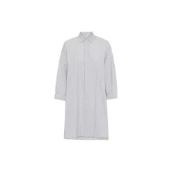 Lina lang skjorte, white/grey