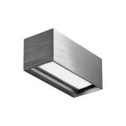 LINEA W1 væglampe, titanium