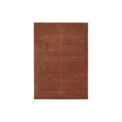 Lineal Poem gulvtæppe, amber