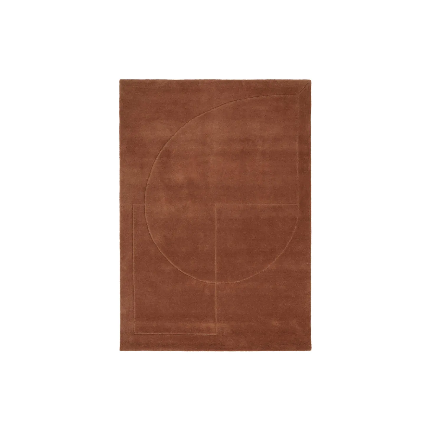 Lineal Poem gulvtæppe, amber