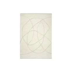 Lineal Sweep gulvtæppe, white