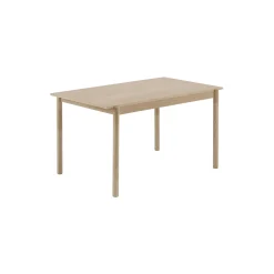 Linear Wood Table, oak veneer/oak