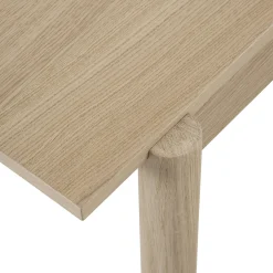 Linear Wood Table, oak veneer/oak