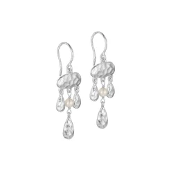 Linnea Hook Øreringe, forsølvet