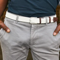 Lisbon bælte, white