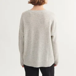 Lise O-Neck, light grey mel.
