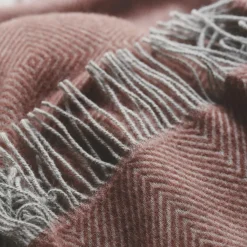 Livø plaid, 03109 rosewood