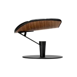 Lobster Footstool, valnød/sort