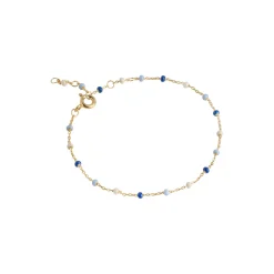 Lola armbånd, guld/marine