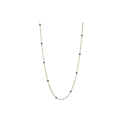 Lola halskæde, guld/marine