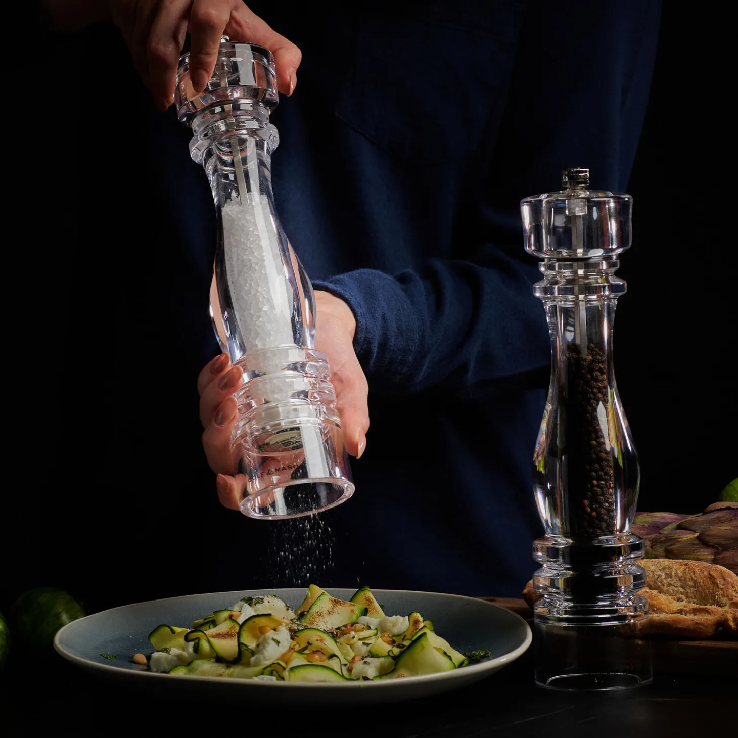 London Salt, acrylic