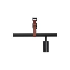 Long John 4 Spot Pendant Brown Leather, black