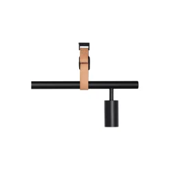 Long John 5 Spot Pendant Nature Leather, black