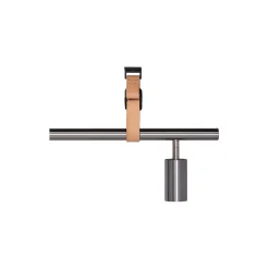 Long John 5 Spot Pendant Nature Leather, steel