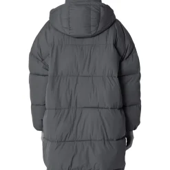 Long Padded Coat, ombre blue