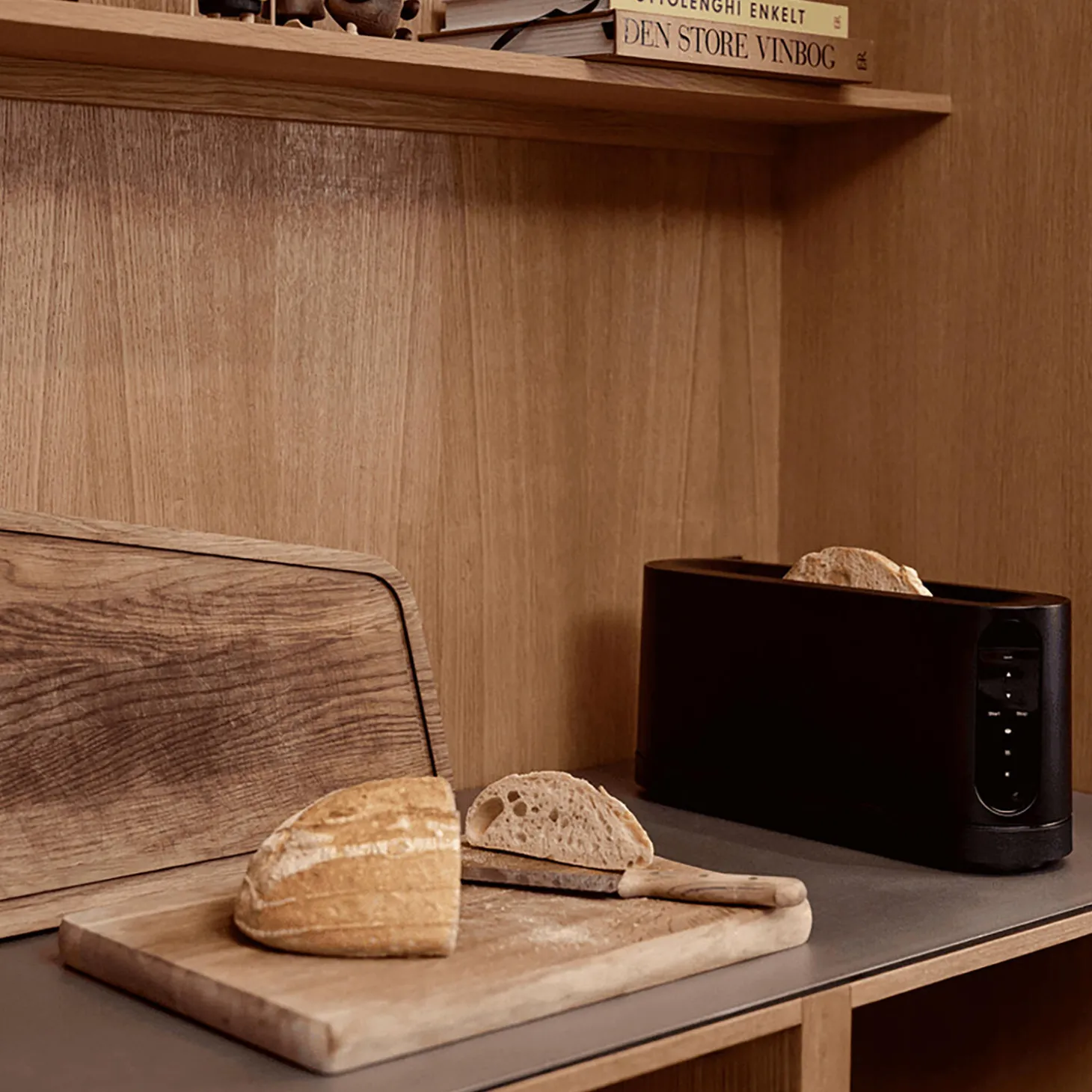 Long Slot Brødrister, black