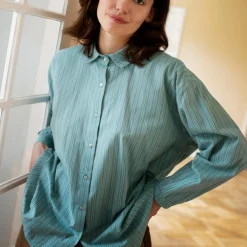 Loose Shirt, mineral stripe
