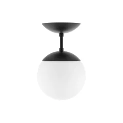Lord 1 Ceiling/Wall Lamp, black/opal