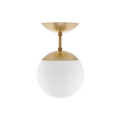 Lord 1 Ceiling/Wall Lamp, brass/opal